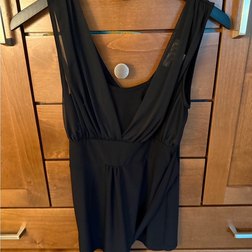 White House Black Market Elegant Black Dress